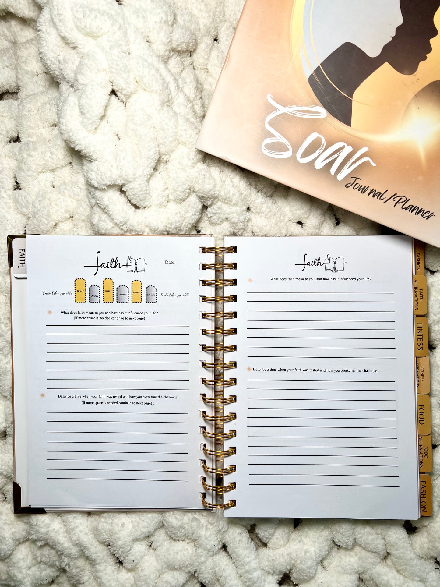 Arnita Champion's S.O.A.R Journal/Planner w/Magnetic Book Marker
